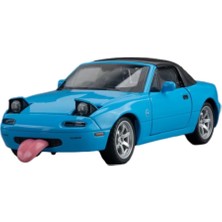 Cacao 1/32 Mazda Mx-5 Minyatür Döküm Mx5 Roadster Oyuncak Araba Modeli Sesli ve Işıklı Kapısı Açılabilir (Yurt Dışından)