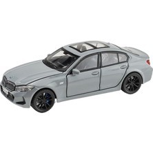 Cacao 1/32 Bmw 320I Suv Açılabilir Sesli ve Işıklı Kapısı Olan Minyatür Döküm Oyuncak Araba Modeli (Yurt Dışından)