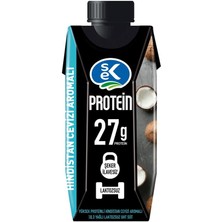 Sek Protein Süt Hindistan Cevizi Aromalı - Laktozsuz - 330 ml x 12