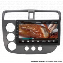 Myway Araç Multimedya Honda V-Tech 2 Android 12 Carplay 4gb Ram + 64GB HDD Navigasyon Ekran Myw