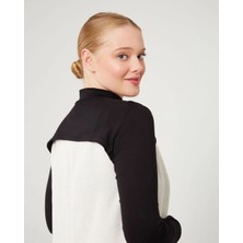 Melodi Scarf Kadın Tesettür Balıkçı Yakalı Boyunluklu Kolluk