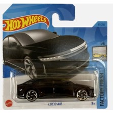 Hot Wheels Hot Wheels-Lucid Air Black Ev Hot Wheels Factory Fresh 2023#97 - HKK76