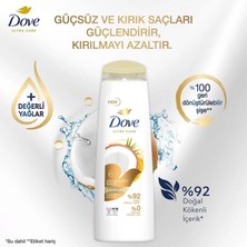 Dove Ultra Care Saç Bakım Şampuanı Güçlendirici Bakım Hindistan Cevizi Yağı 400 ml x3