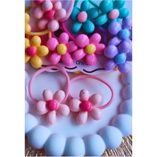 Nisan Kids Çiçekli Lastik Toka 2 Adet