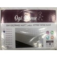 Ogi Home Kapitone Fitted Sıvı Geçirmez Yatak Alez 100X200