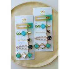 Nisan Kids Inci Kristal Vip Kalite Yan Toka Seti