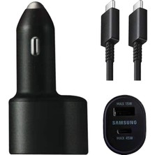 Papajack Samsung Süper Hızlı Araç Şarj Cihazı 45W + 15W Çift Bağlantı Noktalı Pd Qc Adaptif Hızlı Şarj Galaxy S22 S21PLUS S9 S10 + NOTE20 Xiaomi iphone (Yurt Dışından)