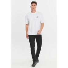 Rey Polo Glendi Oversize Baskılı Tişört