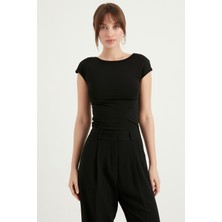 Yoncaekspres Sırtı Açık Süprem Tişört