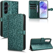 Mays Shop Samsung Galaxy Case 5g Geometrik Desen Manyetik Toka Deri (Yurt Dışından)