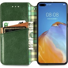 Mays Shop Huawei P40 Deri Kılıf Kapak Kapak Moda Tasarım Cüzdan (Yurt Dışından)