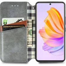 Mays Shop Huawei Onur Için Kılıf 80SE Moda Tasarım Deri Kılıf Kapak Kapak Iş (Yurt Dışından)