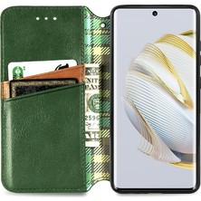 Mays Shop Huawei Nova 10 Için Kılıf Deri Kılıf Moda Tasarım Cüzdan Fonksiyonu Çevirin (Yurt Dışından)