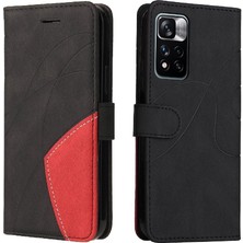 Mays Shop Xiaomi Redmi Için Not 11 Pro Artı Pu Deri Flip Folio Kılıf ile (Yurt Dışından)