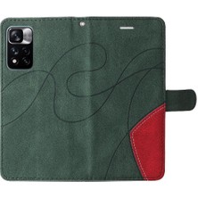 Mays Shop Xiaomi Redmi Için Not 11 Pro Artı Pu Deri Flip Folio Kılıf ile (Yurt Dışından)