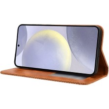 Mays Shop Samsung Galaxy S24 Artı 5g Cüzdan Manyetik Kapatma Pu Deri (Yurt Dışından)