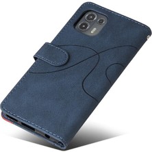 Mays Shop Motorola Kenar 20 Lite Için Kılıf Kart Yuvası Standı ile Pu Deri Flip Folio (Yurt Dışından)