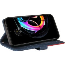 Mays Shop Motorola Kenar 20 Lite Için Kılıf Kart Yuvası Standı ile Pu Deri Flip Folio (Yurt Dışından)