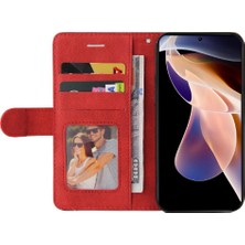 Mays Shop Xiaomi Redmi Için Not 11 Pro Artı Pu Deri Flip Folio Kılıf ile (Yurt Dışından)