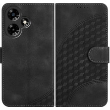 Mays Shop Infinix Sıcak Case Manyetik Kart Tutucu Için Kılıf Geometrik Desen Flip Case (Yurt Dışından)