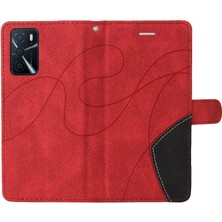 Mays Shop Oppo A16 4g Pu Deri Flip Folio Kılıf Için Kickstand Koruyucu ile (Yurt Dışından)