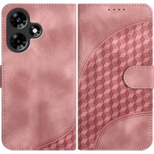 Mays Shop Infinix Sıcak Case Manyetik Kart Tutucu Için Kılıf Geometrik Desen Flip Case (Yurt Dışından)