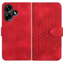 Mays Shop Infinix Sıcak Case Manyetik Kart Tutucu Için Kılıf Geometrik Desen Flip Case (Yurt Dışından)