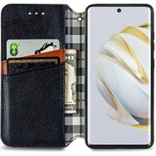 Mays Shop Huawei Nova 10 Için Kılıf Deri Kılıf Moda Tasarım Cüzdan Fonksiyonu Çevirin (Yurt Dışından)