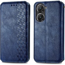 Mays Shop Asus Zenfone 9 Için Kılıf Cüzdan Fonksiyonu Moda Tasarım Deri Kılıf Flip (Yurt Dışından)