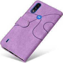 Mays Shop Motorola Moto E7 Güç Kickstand Koruyucu Kart Yuvası Standı ile Kılıf (Yurt Dışından)