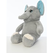 Pufu Toys 70 cm Büyük Kulaklı Fil Peluş Uyku Arkadaşı