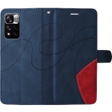 Mays Shop Xiaomi Redmi Için Not 11 Pro Artı Pu Deri Flip Folio Kılıf ile (Yurt Dışından)