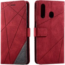 Mays Shop Samsung Galaxy A20 Cüzdan Flip Folio Darbeye Pu Deri Kart (Yurt Dışından)