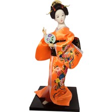 Eleanos Tahsil Heykelcik Heykeli Mağaza Japon Kimono Geyşa (Yurt Dışından)