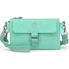 Smart Bags Krinkıl Kumaş Mini Çapraz Çanta BC 1147 - Açık Yeşil