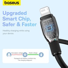 Baseus Pudding Serisi Usb To iPhone uyumlu  Lightning USB  iPhone Uyumlu 2.4 Amper Hızlı Şarj ve Data Aktarım Kablosu iPhone 14 , 13 ,12 11 ,x , 7 , 8 , 6 uyumlu SİYAH