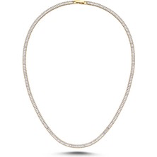 Merano Design 4mm Gold Baget Kolye