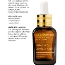 Le Charmant Leke Ve Akne Gidermeye Yardımcı Cilt Serumu 30 Ml Arbutin + Azelaik Asit Serum