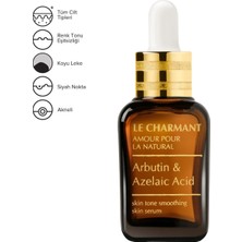Le Charmant Leke Ve Akne Gidermeye Yardımcı Cilt Serumu 30 Ml Arbutin + Azelaik Asit Serum