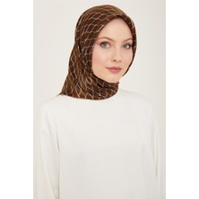 Armine Çiçek Desenli Sura İpek Eşarp 24Ya9153 82 34