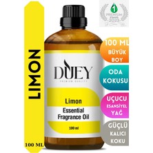 Duey Limon Uçucu Yağ 100ML Buhurdanlık Yağı Difüzör Esansı Oda Kokusu Esansı Hava Nemlendirici