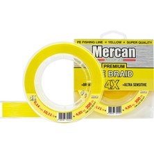 Mercan Pe Örgü Premium 4x Ip 300 M Sarı Misina