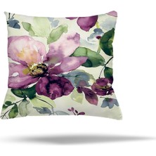 Pelangi Kuş Tüyü Kahverengi Batik Gizli Fermuarlı Yastık Kılıfı Kırlent Kılıfı Koltuk Yastık Kılıfı