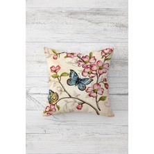 Pelangi Çift Tarafı Baskılı Gizli Fermuarlı Dekoratif Yastık Kılıfı Kırlent Kılıfı Koltuk Yastık Kılıfı