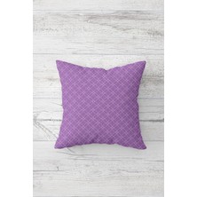 Pelangi Iç Içe Geometrik Şekiller Çift Tarafı Baskılı Gizli Fermuarlı Yastık Kırlent Koltuk Yastık Kılıfı