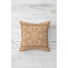 Pelangi Etnik Çift Tarafı Baskılı Gizli Fermuarlı Yastık Kılıfı Kırlent Koltuk Yastık Kılıfı