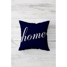 Pelangi Home Yazılı Çift Tarafı Baskılı Gizli Fermuarlı Yastık Kılıfı Kırlent Koltuk Yastık Kılıfı