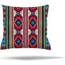 Pelangi Kuş Tüyü Desen Gizli Fermuarlı Yastık Kılıfı Kırlent Kılıfı Koltuk Yastık Kılıfı