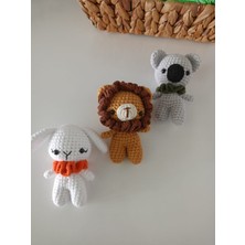 Oyuncak Park 3'lü Örgü Oyuncaklar(Koala, Aslan, Tavşan)