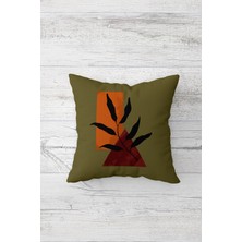 Pelangi Iskandinav Stili Çift Taraflı Baskı Gizli Fermuar Yıkanabilir Leke Tutmaz Dekoratif Kırlent Kılıf